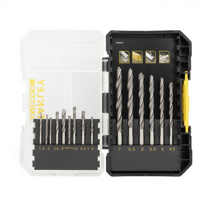 ชุดดอกสว่านอเนกประสงค์สแตนลีย์ 13 ชิ้น พร้อมก้านหกเหลี่ยม 5 ชิ้นสำหรับงานเจาะอเนกประสงค์ - Product Image 2