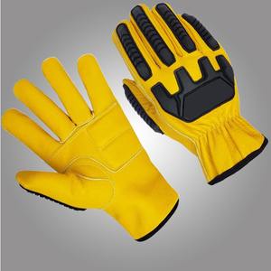 Durable Impact Resistant <b>Gloves</b> With Adjustable Closure For Secure Fit Impact Resistant <b>Gloves</b> With Breathable Mesh - Product Image 5