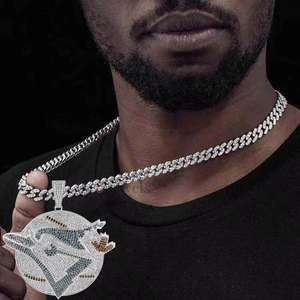 24kt เงินสเตอร์ลิง925ชุบทองแผนที่แคนาดา VVS เพชรโมอิสซาไนต์ธรรมชาติที่ปลูกในห้องปฏิบัติการเครื่องประดับฮิปฮอปจี้และเสน่ห์ - Product Image 5