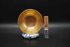 Cuenco tibetano grande hecho a mano, cuenco curativo de Metal de alta calidad para meditación con sonido profundo - Product Image 4