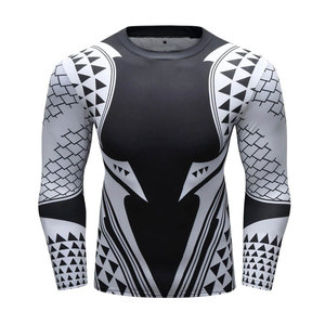 <b>Design</b> Your Own <b>Custom</b> Sublimation <b>Compression</b> Rash Guard for Men BJJ Camouflaged MMA Fight <b>Shirt</b> Personalized Printed - Product Image 2