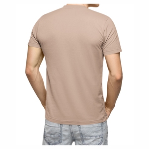 Camisetas lisas de algodón 100%, camiseta en blanco de calidad para hombre, camisetas de manga corta ajustadas con músculos de gran tamaño - Product Image 2