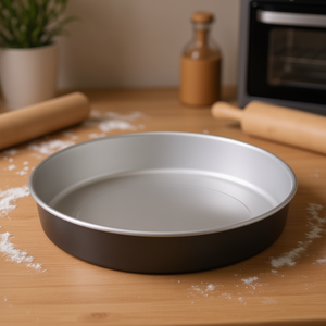 Silver Elegance - Molde para Pastel Antiadherente de Acero Inoxidable de 28 cm, Colección de Moldes y Platos para Hornear Guardini - Product Image 3