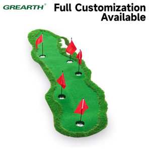 Campo de <span class=keywords><strong>Mini</strong></span> <span class=keywords><strong>Golf</strong></span> Personalizado de Fábrica con 18 Hoyos, Diseño Gratuito, Plegable, Portátil, Césped Artificial - Product Image 1