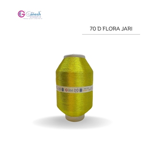 Haute Ténacité 70D Broderie flore Jari MS Type Polyester Jari avec Lurex S et ST Type Métallique flore jari - Product Image 2