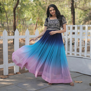 Boutique India El último vestido tradicional exclusivo Más vendido en alta demanda Ropa de fiesta étnica comprada con frecuencia Ropa de novia - Product Image 1