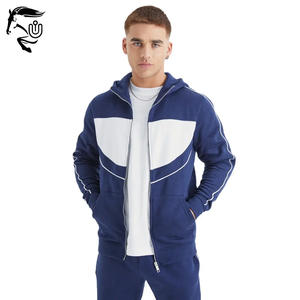 Men's New Winter Fleece Tracksuit and Sweatsuit Plus Size <b>Zip</b>-up <b>Hoodie</b> with Logo Regular Fit - Product Image 3