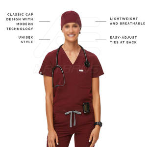 Nueva llegada En Stock Scrub Hat Calidad Hecho Scrub Hat Logotipo personalizado Scrub Hat Para la venta en línea - Product Image 6