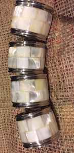 Servilleteros hechos a mano de forma redonda para fregona, servilleteros decorativos para cocina y boda con cuentas, servilleteros decorativos para cocina almacenados - Product Image 2