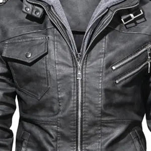 Chaquetas de Cuero Antibacterianas de Primera Calidad con Logotipo Personalizado, Último Modelo, para Hombre y Mujer, Nuevo Estilo, MOQ Bajo, Diseño de Dibujos Animados - Product Image 5