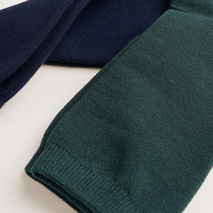 Calcetines de Algodón para Mujer, Transpirables, de Punto, Diseño Clásico Premium, Largos, Color Básico, Cómodos, Estilo Coreano, Lisos - Product Image 6