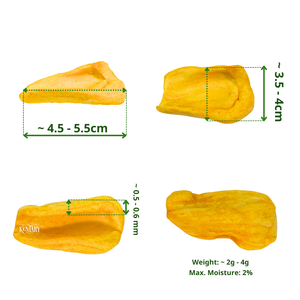 Karmentary VFJACKFRUIT Tropical Snack vacío frito Jackfruit rebanadas sabor dulce humedad controlada embalaje a granel seco - Product Image 3