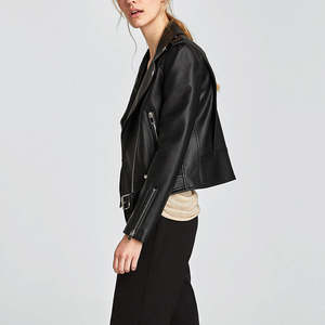 Veste en cuir véritable élégante pour hommes et femmes Nouveau design personnalisé avec manches longues Poches à glissière Caractéristique respirante - Product Image 5