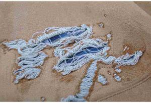 Sweat-shirts d'hiver DLS personnalisés pour hommes, style streetwear, coupe classique, effet délavé vintage, avec strass OEM, en polaire - Product Image 4