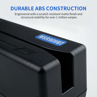 Pembaca Kartu Magnetik BT 3-track Mendukung Sistem Android dan Windows MSR909BT Blue Tooth