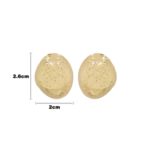 CUCOCUCA YXQ E304 Orecchini sofisticati in acciaio inossidabile placcato oro dal design semplice e dall'aspetto elegante, ideali per l'uso quotidiano - Product Image 1