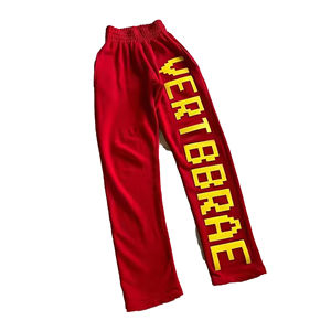 Vente en gros personnalisé 100% coton hommes haute qualité Flare Joggers décontracté coton hommes pantalon lourd avec taille élastique - Product Image 6