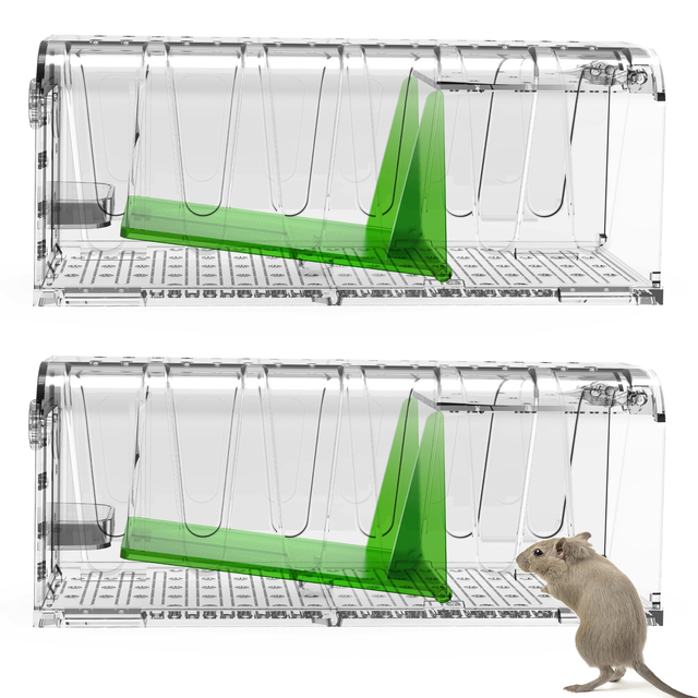 Mouse Trap Box Safe Chemical Free No Poison No Electric Shock Family and Pet Friendly Humane Pest Control Solution