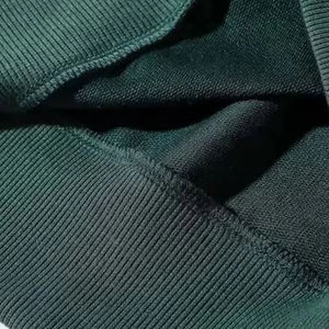 Sudadera gráfica simple verde con manga larga 100% algodón ropa de maternidad al por mayor con diseño de calavera - Product Image 4