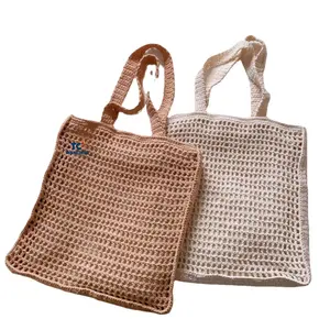 Wholesale Fashion Summer Tote Handbag straw bag beach bag crochet bag From Thanh Cong