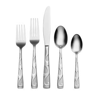 Mignon Minimaliste En Acier Inoxydable Couverts Restaurant Hôtel Couverts Fourchette et Cuillère Ensemble avec Finition Argentée pour Salle À Manger Vaisselle - Product Image 4