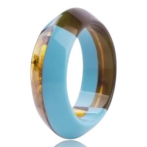 Brazalete de resina, joyería de diseñador de moda, brazalete completo de color de resina, regalo, mármol, ámbar, Irregular, otra pulsera para mujeres y niñas - Product Image 1