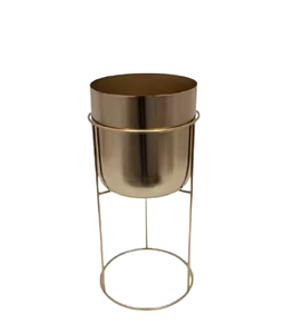 Maceta gigante para interiores/exteriores de diseñador martillado de calidad superior, macetas de Metal para decoración de jardín y hogar, precio al por mayor - Product Image 4