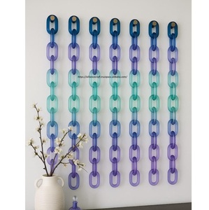 Decoración de Pared Multiusos con Eslabones de Cadena de Resina Epoxi Artística Moderna y Ecológica Personalizada para Proyectos de Bricolaje - Product Image 2