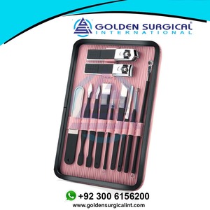 Kit de Manicura para Mujer, Set Profesional de Cortaúñas, Herramientas de Cuidado de Pedicura, Acero Inoxidable - Product Image 3