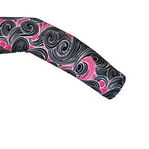 Manchons de bras de cyclisme avec logo personnalisé avec protection solaire UV Compression de refroidissement et sublimation de pêche pour le sport - Product Image 3