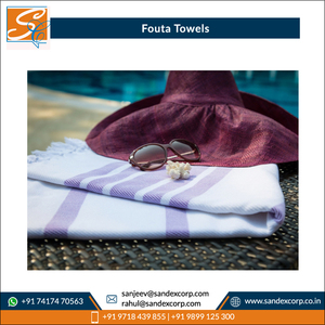 Proveedor indio de alta absorción de agua multicolor mejor calidad 100% algodón OEM Fouta Toallas de playa Toalla de playa de golf - Product Image 6