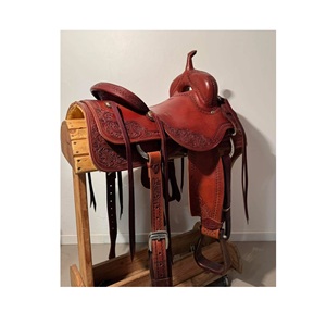 Sillín de doma profesional Premium Argentina cuero asiento profundo estribo sólido artesanía duradera para jinetes HOOF N TACK - Product Image 1