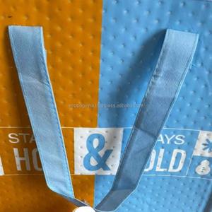 Sac isotherme personnalisé réutilisable en PP non tissé avec fermeture éclair et poignées Fourre-tout thermique pour le déjeuner Sacs à provisions pour la livraison de nourriture - Product Image 2