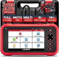 Herramienta de Diagnóstico para Motocicletas LAUNCH CRP129MT, Tableta de Diagnóstico de Sistemas con 15 Adaptadores para Múltiples Marcas