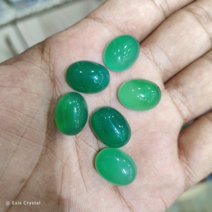 Cabachone de forma ovalada natural para hacer joyas Fabricación de anillos Sulemani Akik Lemon Citrine Red Cornelian Green Onyx - Product Image 4