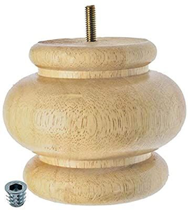 Nuevo Diseño EFS, Directo de Fábrica, ODM OEM, Patas de Sofá Cuadradas de Madera Maciza Antigua, Base Resistente para Accesorios de Muebles de Villa - Product Image 3
