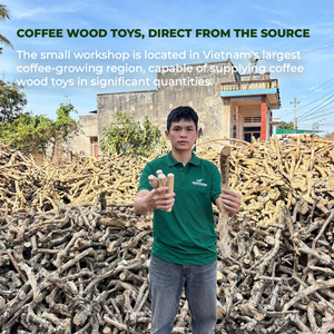 ของเล่นเคี้ยวสำหรับสุนัข ทำจากไม้กาแฟ ยี่ห้อ Coffee Wood Gorilla ผลิตในเวียดนาม รับผลิตแบบ OEM ODM ขายส่งจำนวนมาก ของเล่นเคี้ยวสำหรับสุนัขที่ชอบกัดแทะอย่างรุนแรง ทนทาน - Product Image 6