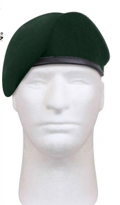 High Quality Unisex <b>Beret</b> Hat Custom Logo Flat Design Black Cotton Polyester Wool Outdoor Men's Classic Wholesale Accessory - Product Image 5