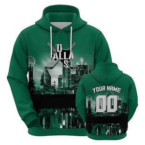 Carte de ville de hockey personnalisée Sweatshirts à capuche de nuit avec numéro de nom personnalisé Cadeaux uniques pour fans hommes femmes jeunes - Product Image 1