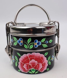 Stainless Steel Printed Hot <b>Tiffin</b> Best High Quality Colorful <b>Tiffin</b> Lunchbox Stainless Steel Bento - Product Image 1