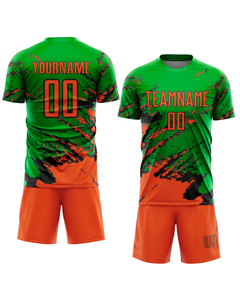 ชุดเครื่องแบบเสื้อฟุตบอลกางเกงขาสั้นและเสื้อฟุตบอลมีวัสดุระบายอากาศพิมพ์โลโก้ได้ตามต้องการ - Product Image 6