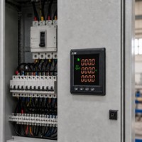 Compteur d'énergie numérique triphasé multifonction avec écran LCD, RS485 Modbus RTU 72 X 72 ESS720E