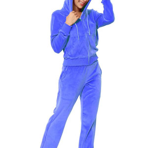 Sportswear High Quality Fashion <b>Women</b> Velour Tracksuit Activewear Running Wear Tracksuit <b>For</b> <b>Women</b> - Product Image 4