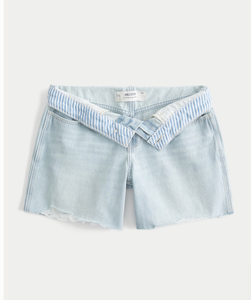 Shorts de Mezclilla Casuales para Mujer, Personalizados OEM, Lavado Claro, Cintura Baja, Corte Regular, Transpirables, Antiarrugas, Secado Rápido, con Bolsillos Estampados - Product Image 4