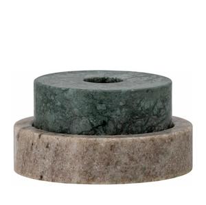 Portavelas de mármol de doble tono hecho a mano de primera calidad, soporte de vela elegante para decoración del hogar, Idea de regalo de boda festivo de Navidad - Product Image 1