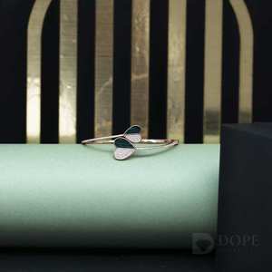 Pulsera Rígida con Diamante Cultivado en Laboratorio en Forma de Corazón para Mujer, Certificado IGI, en Plata de Ley 925, para Regalo de Aniversario - Product Image 1