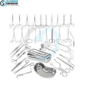 Juego de instrumentos quirúrgicos abdominales ecológicos de acero inoxidable con etiqueta privada - Product Image 3