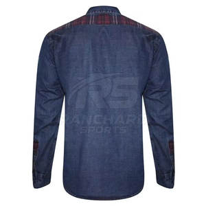 Chemise en jean pour homme, manches longues, décontractée, chemise en jean en coton pour homme, boutonnée, décontractée, chemise en jean classique pour homme - Product Image 2