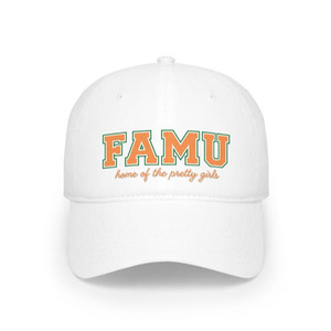 Florida A & M University Famu White Colors Chapeaux de qualité supérieure - Product Image 1