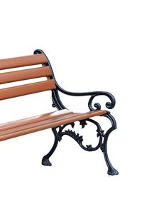 Brown Luxury Cast Iron & Wooden Garden <b>Bench</b> for Home Hotel Garden Outside Park Seating Patio <b>Bench</b> Outdoor and <b>Indoor</b> Furniture - Product Image 2